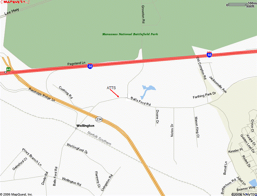 MapQuest Image of ATTS Manassas, Interstate 66 & RT 234 in Manassas, VA