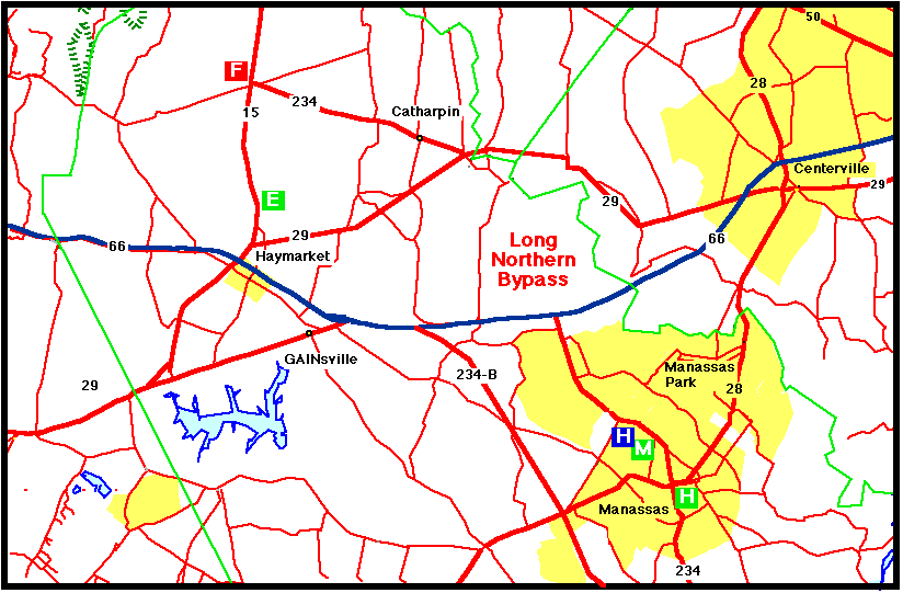 map - long north bypass