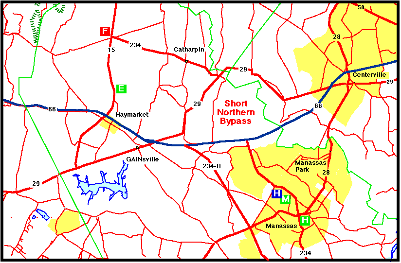 map - short north bypass