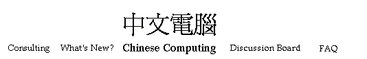 Chinese Computing