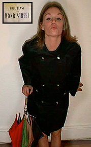 Bill Blass satin coat