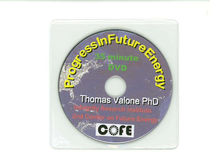 Free DVD of Future Energy conference lecture