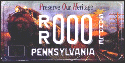 PA license plate