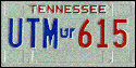 TN license plate
