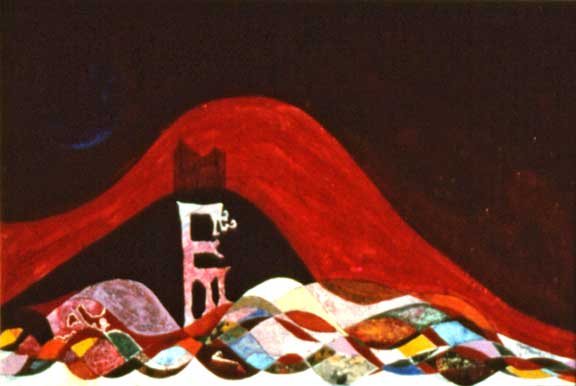 Sacred Landscape with Thrown and Mountin