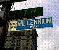 Street Sign: Millennium Way
