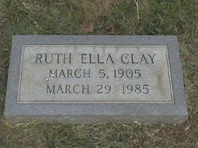 Ruth Ella Clay