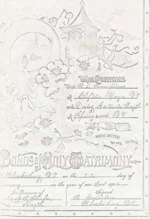 Marriage Certificate